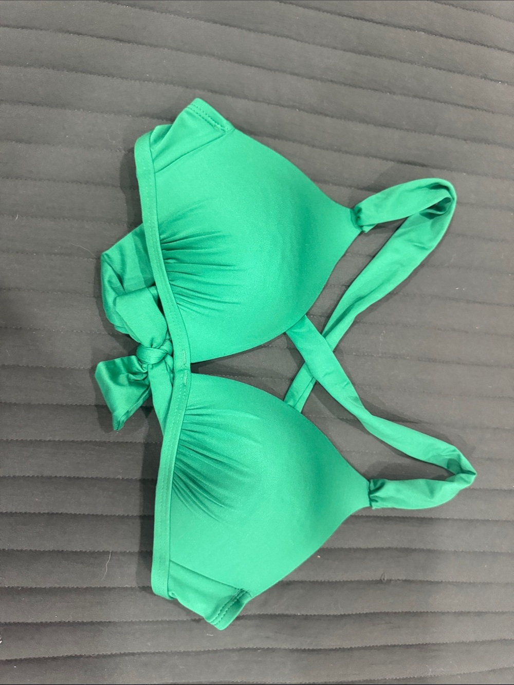 Gibson Latimer Emerald Green Bikini Top Small